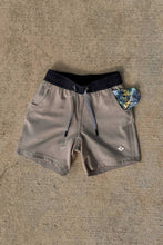 Load image into Gallery viewer, Burlebo Youth Khaki Athletic Shorts Palm Tree Liner