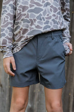 Load image into Gallery viewer, Burlebo Youth Everyday Shorts in River Rock Grey