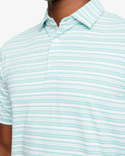 Load image into Gallery viewer, Southern Tide Men's SS Ryder Heather Bombay Striped Performance Polo