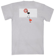 Load image into Gallery viewer, Coastal Cotton Flamingo SS Tee Light Grey